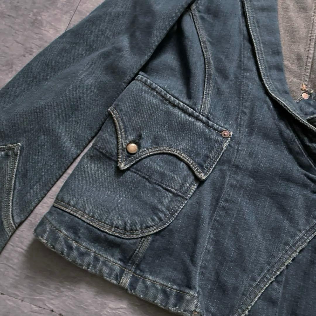リーバイスレッド Levi's REDデニム変形ジャケット Sサイズ金具チェーン