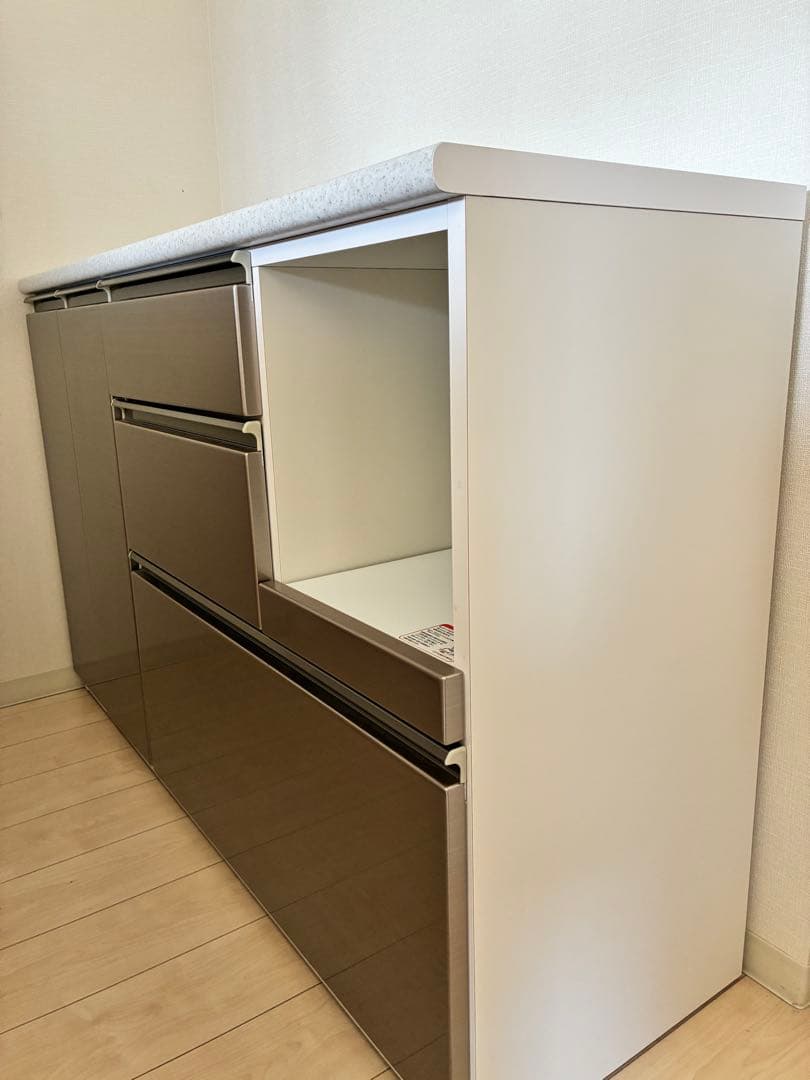 キッチンカウンター アルミナ2 140CT SI