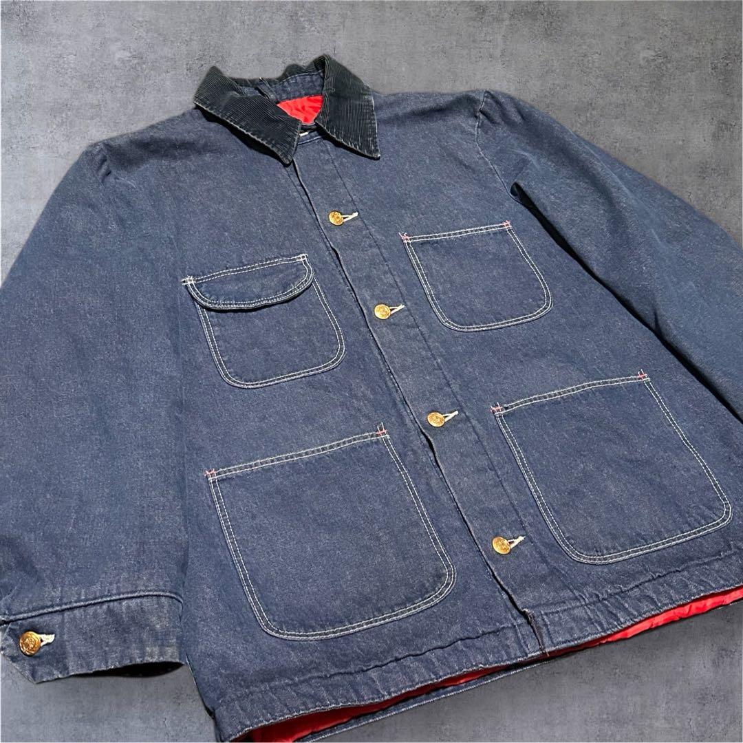 70s 80s USA製 ラングラー 濃紺 デニム カバーオール bigben