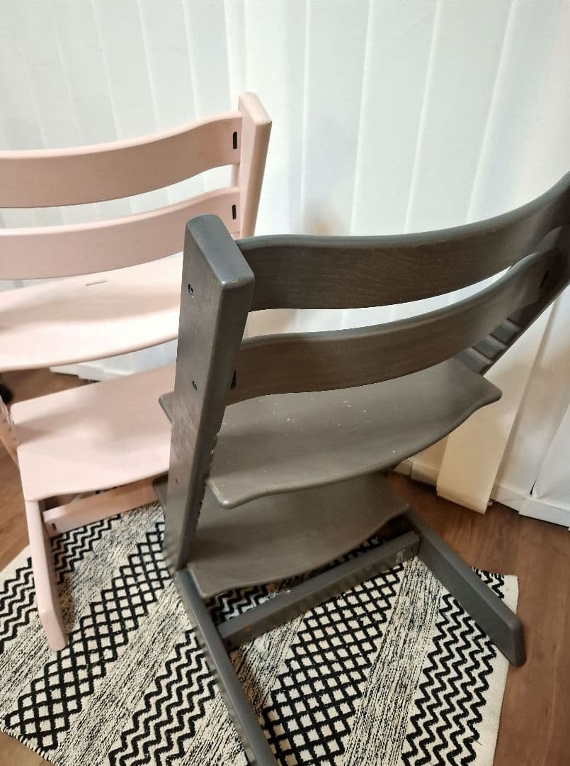 ☆STOKKE☆2台SET ピンク&グレー シリアル5~ 分解済み ※別購入可能