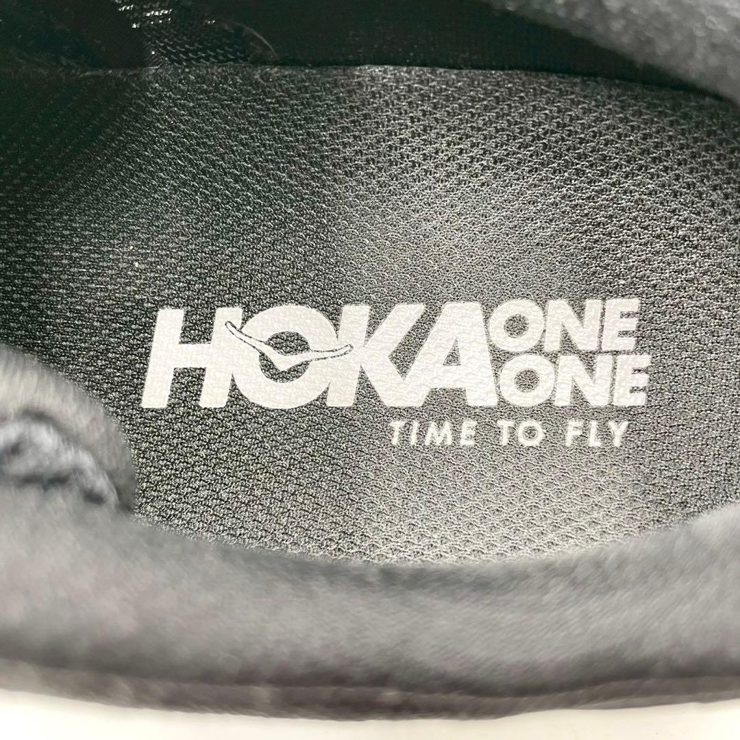 ホカオネオネ スニーカー W CLIFTON7 24.5 黒白 Y1463