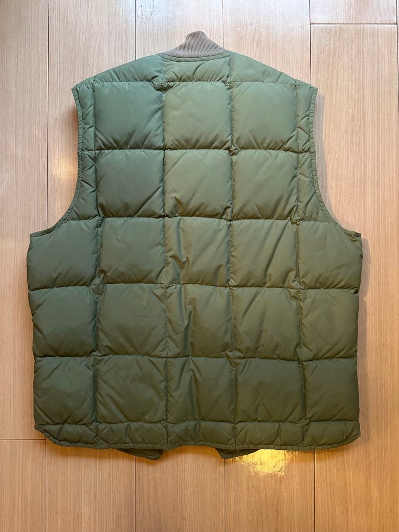 80sEddie Bauer ダウンベスト オリーブグリーン