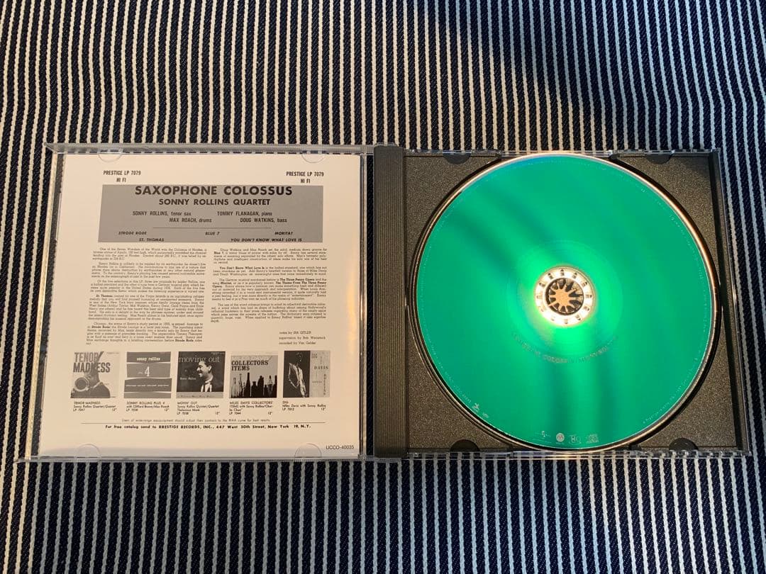 【CD】【MQA/UHQCD】ソニー・ロリンズ／サキソフォン・コロッサス【美品】
