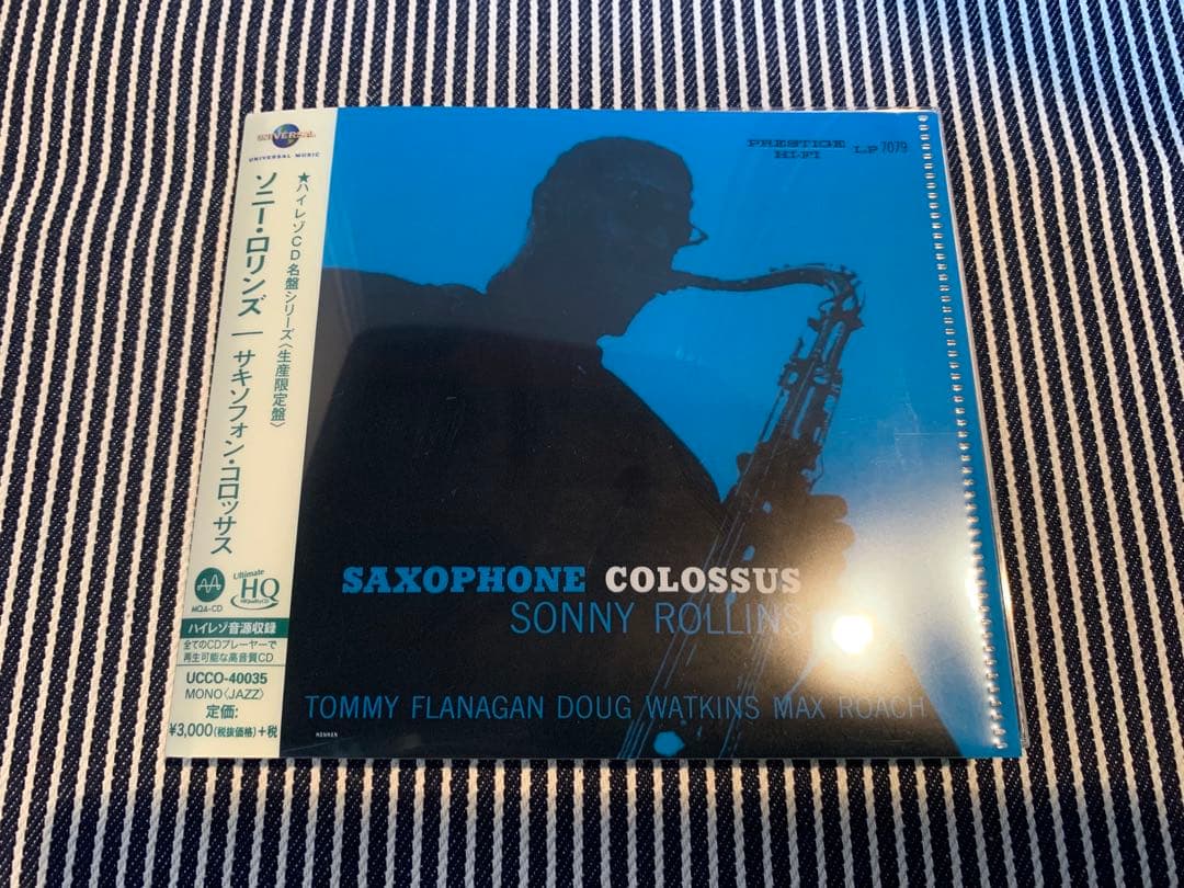 【CD】【MQA/UHQCD】ソニー・ロリンズ／サキソフォン・コロッサス【美品】