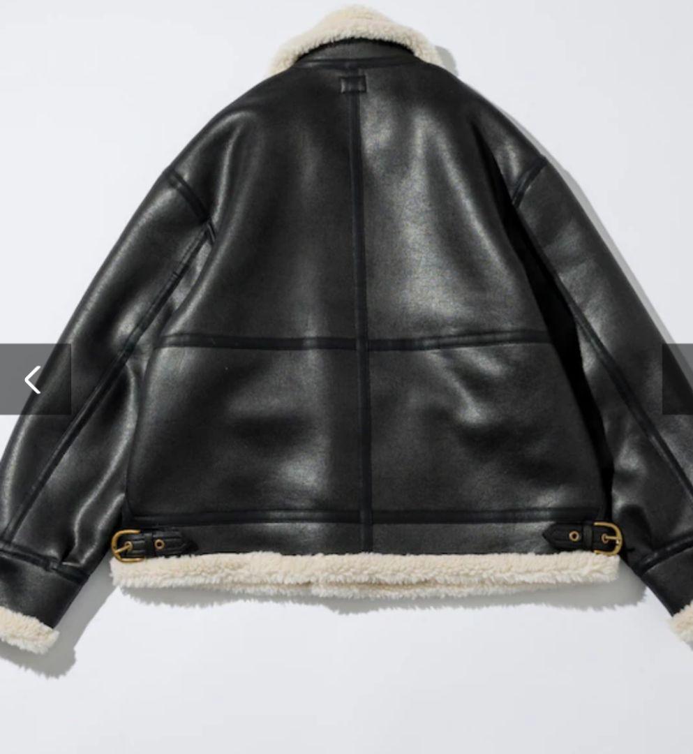 B-3 フェイクムートン ボア ジャケット　フライトジャケット