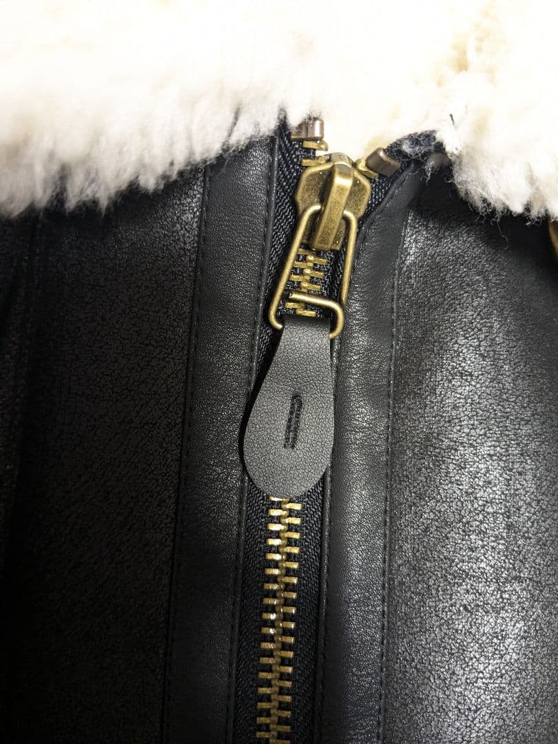 B-3 フェイクムートン ボア ジャケット　フライトジャケット