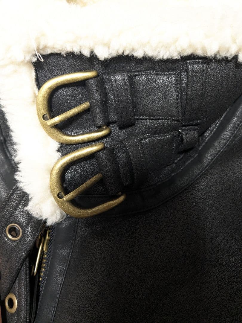 B-3 フェイクムートン ボア ジャケット　フライトジャケット