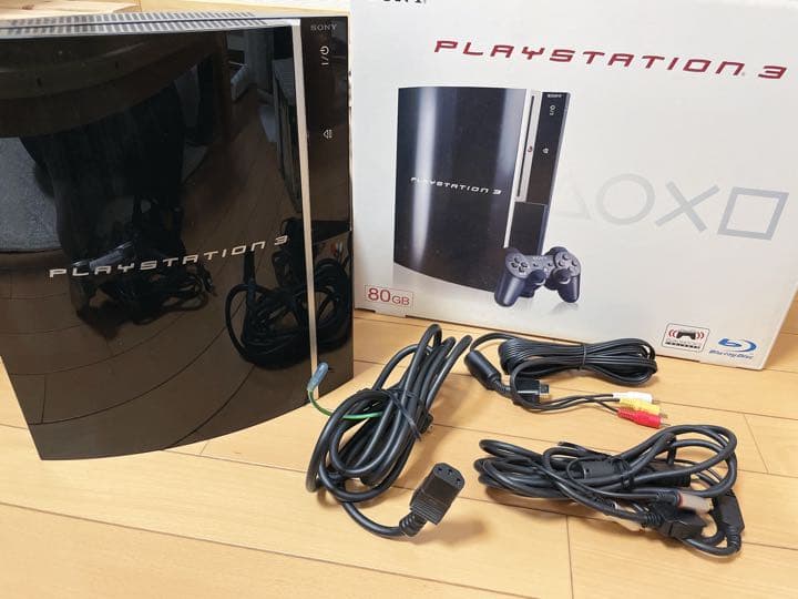 【ジャンク品】PlayStation3 CECHL00 80GB +ソフト付き