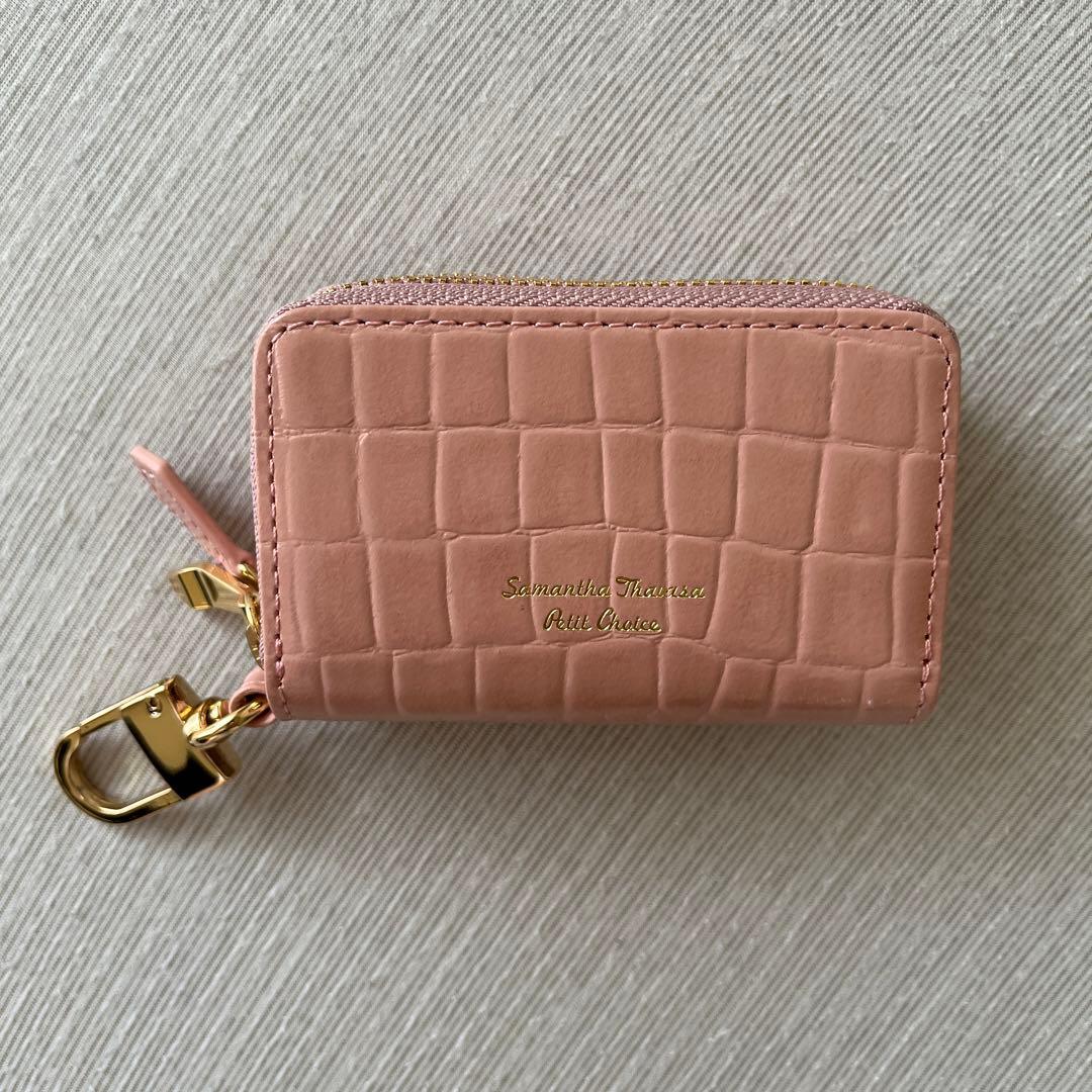 サマンサタバサ　クロコ押しキーケース　Samanthatabasa