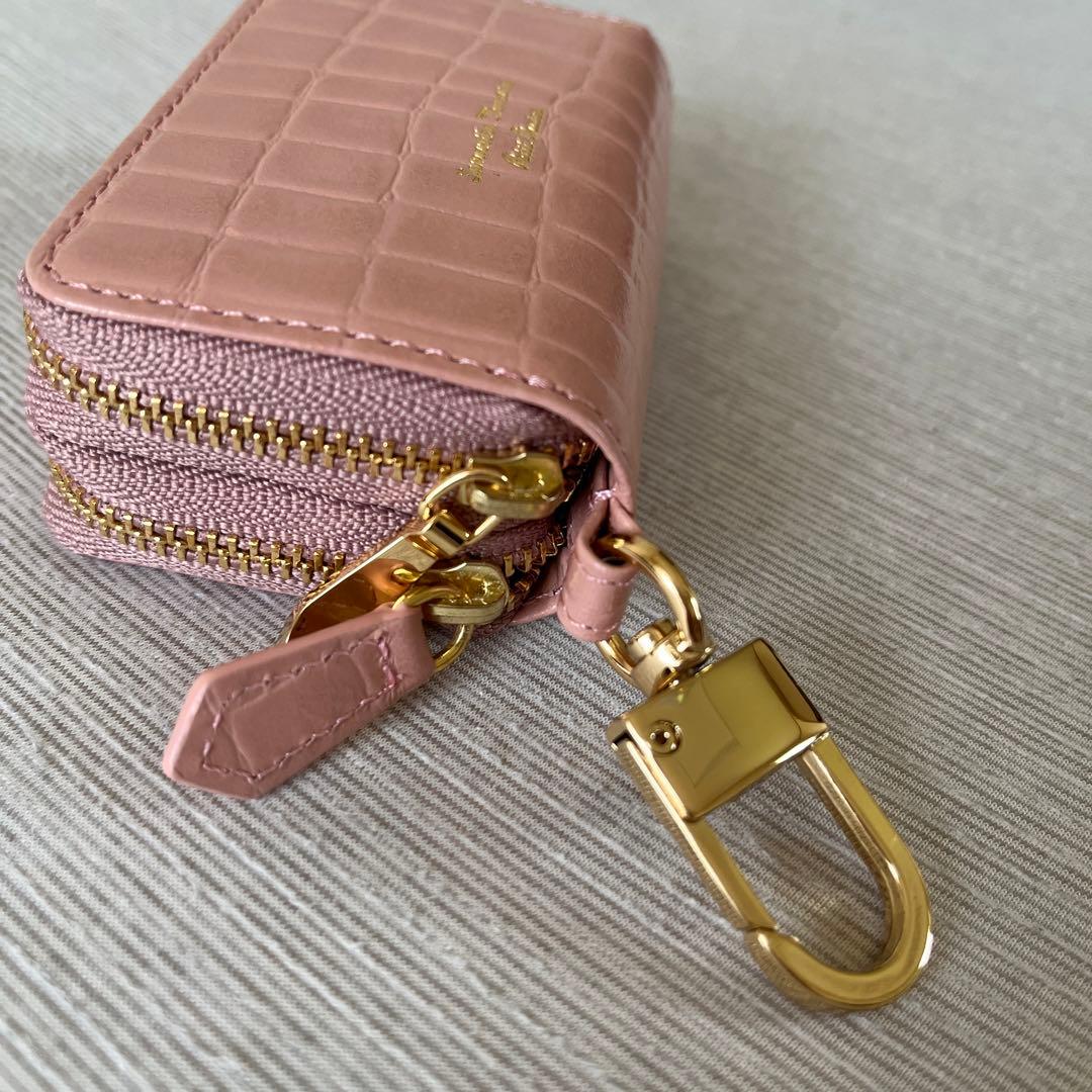 サマンサタバサ　クロコ押しキーケース　Samanthatabasa