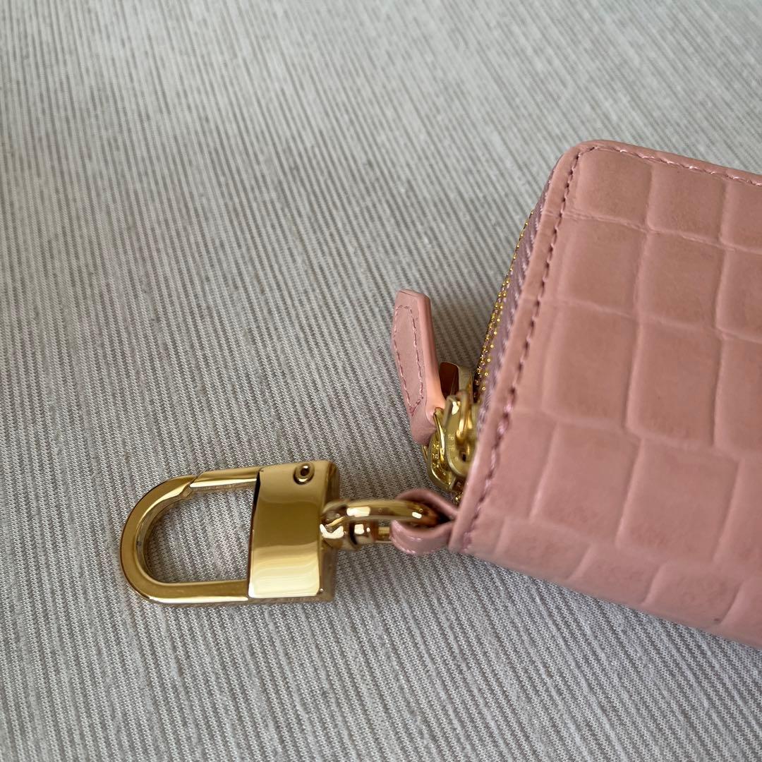 サマンサタバサ　クロコ押しキーケース　Samanthatabasa