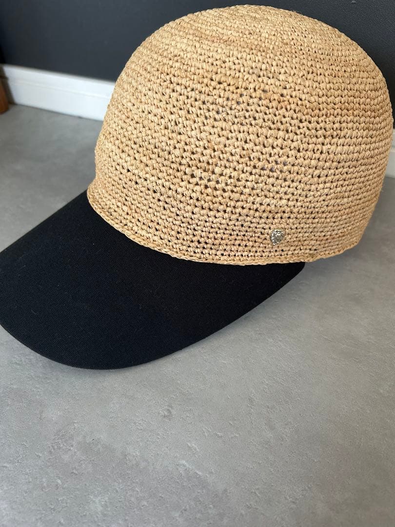 【美品】ヘレンカミンスキー 帽子 Vivette キャップ　ラフィアキャップ