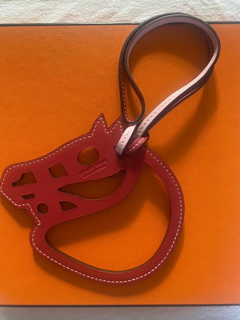 未使用　エルメス　チャーム　シュバル