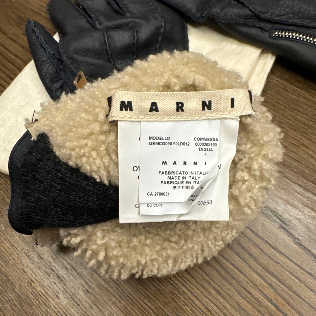 MARNI 革手袋
