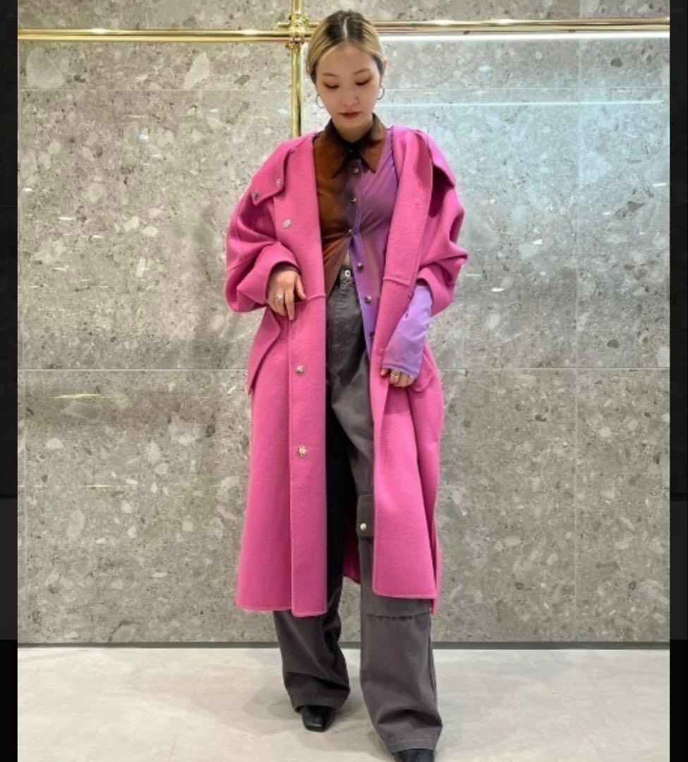 ルシェルブルー　ロング　コート　美品