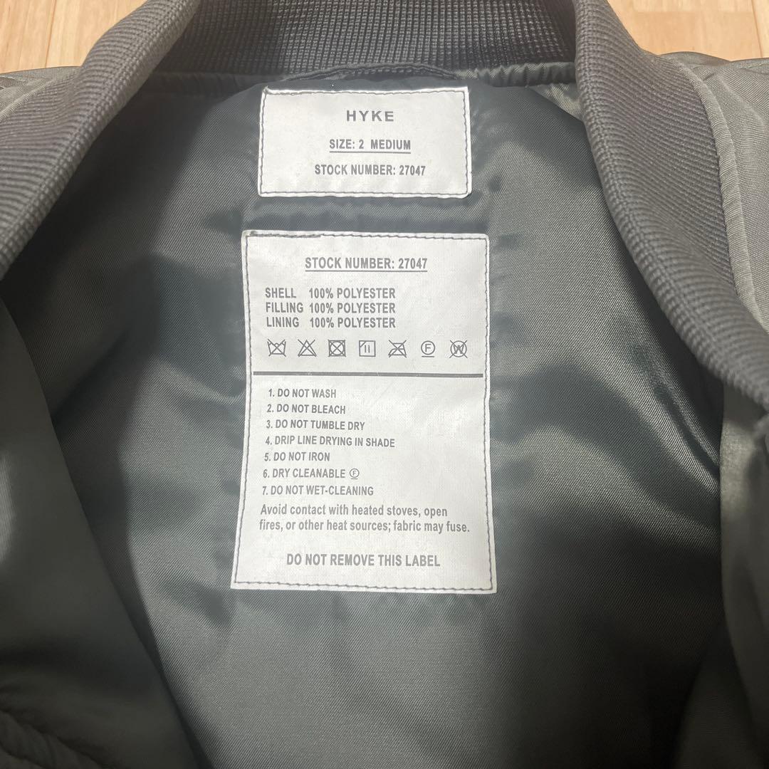 HYKE UNITED ARROWS 別注 MA-1 27047