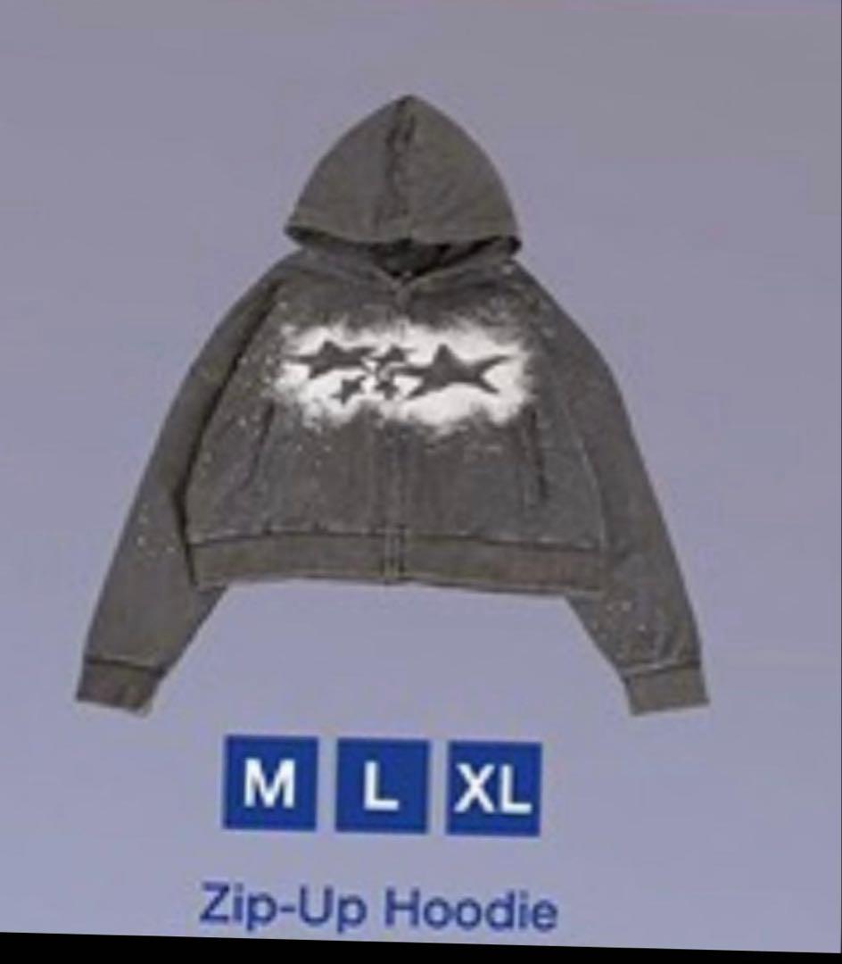 STARGLOW Zip-Up Hoodie Lサイズ