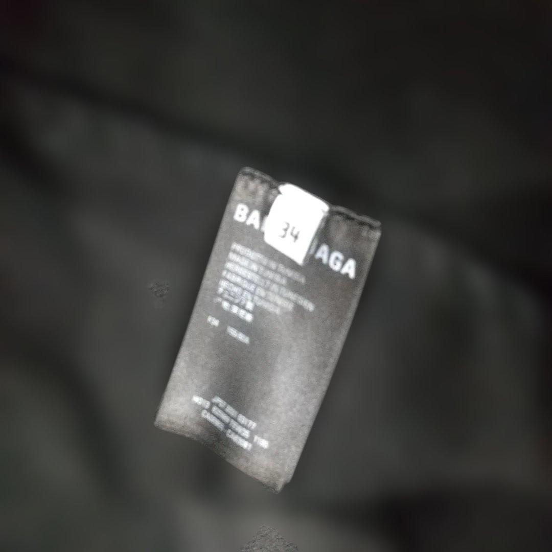 バレンシアガ アップサイドダウン デニムジャケット ブラック 34