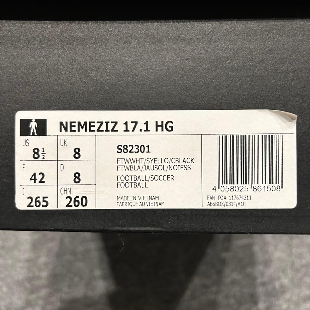 ★着用少★ adidas ネメシス 17.1 JAPAN HG 26.5cm