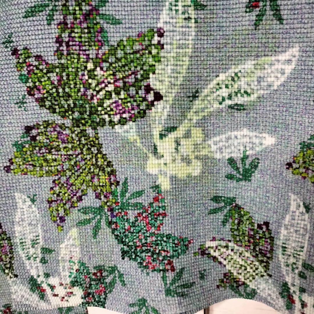 me by ISSEY MIYAKEハイネックカットソー リーフプリーツプリーズ