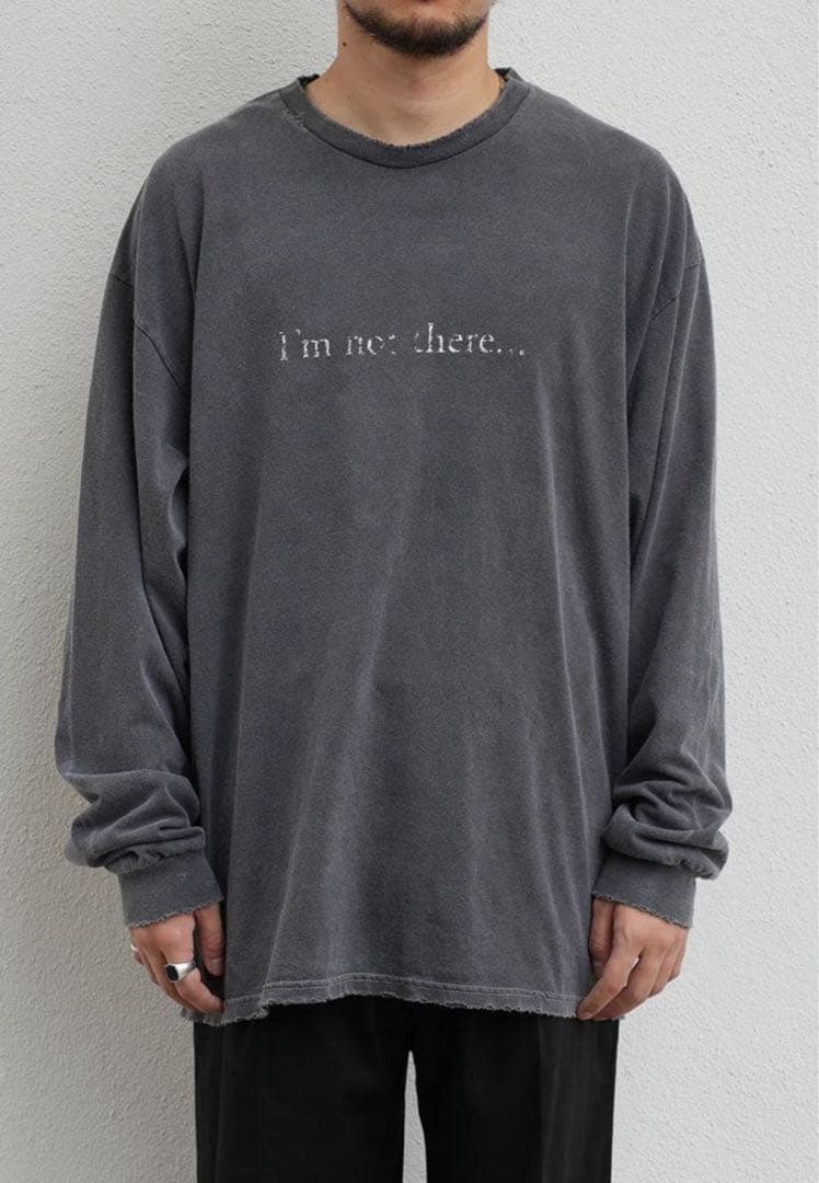 トップス ANCELLM I'm not there DYED LS T-SHIRT