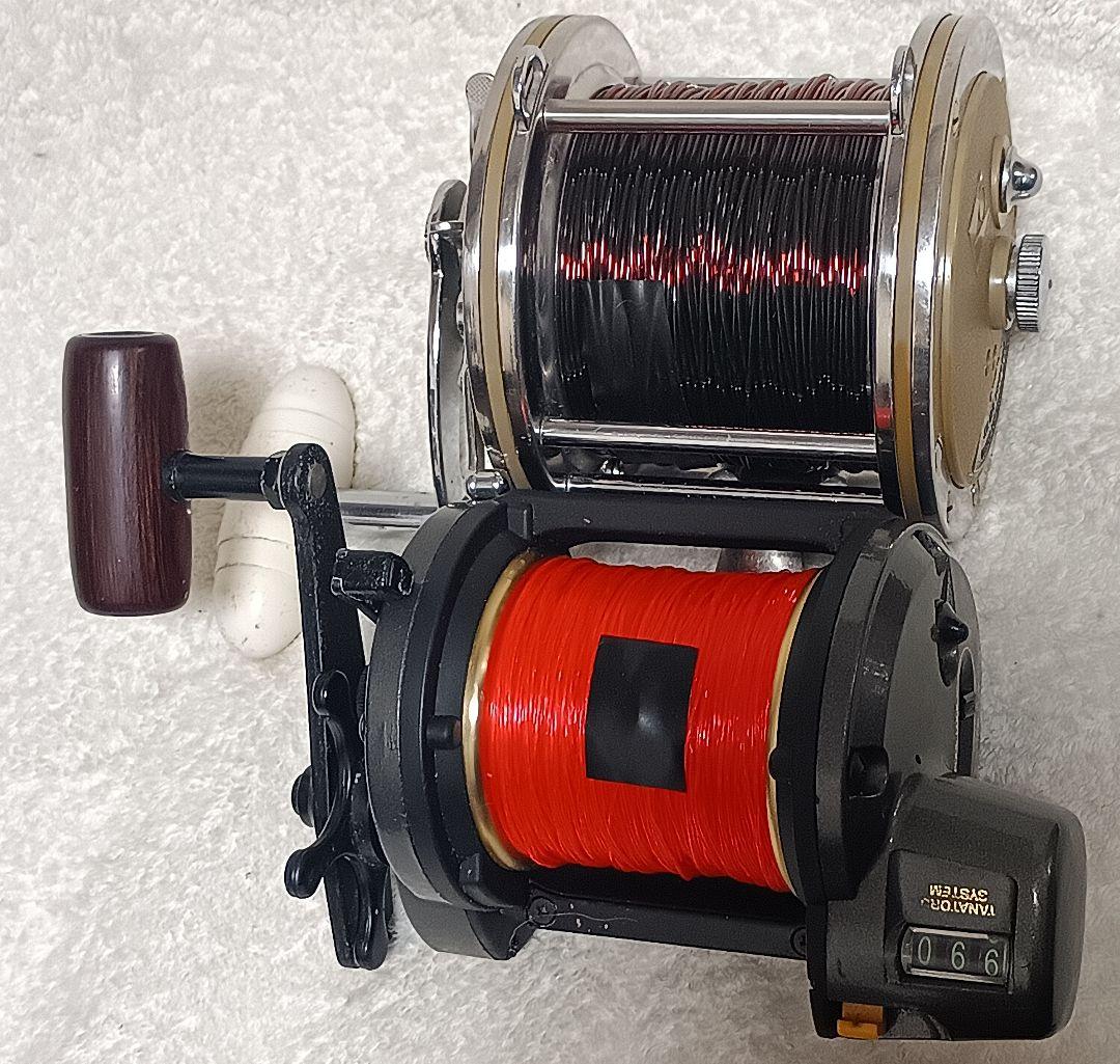 レア品！ケンコードラム940底物両軸リール！クエ釣り用新品ライン付
