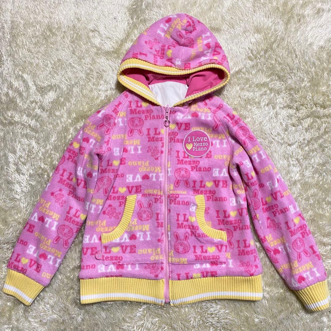 公*o様 メゾピアノ リバーシブル ブルゾン ベリエちゃん フリース 平成レトロ