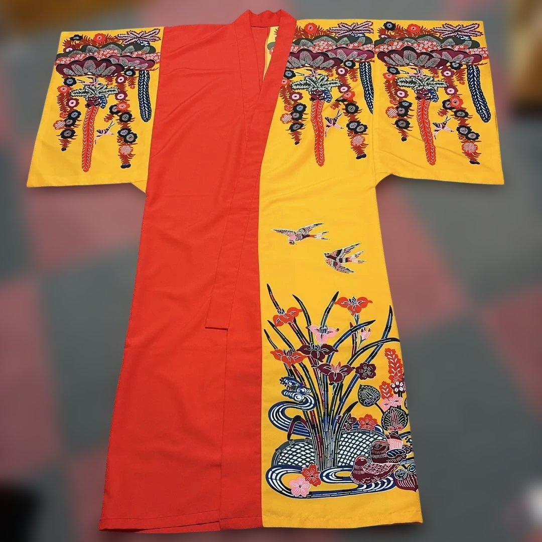 琉球紅型　打ち掛け