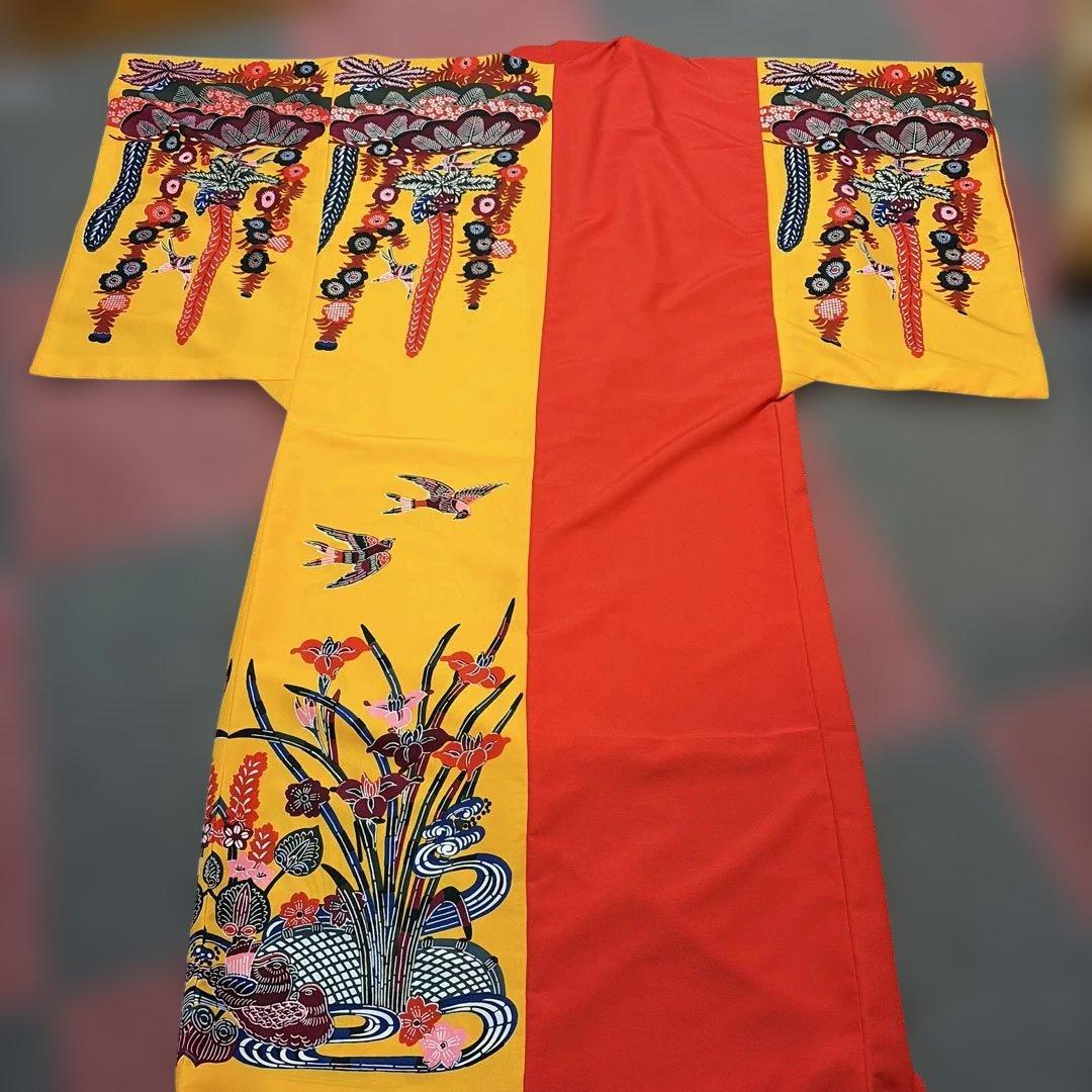 琉球紅型　打ち掛け