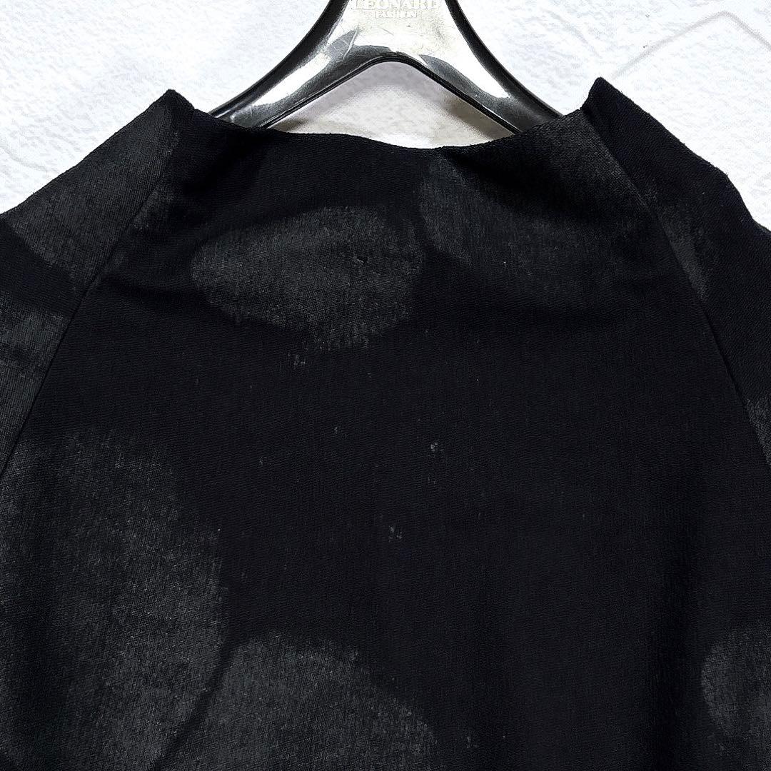 ✨美品✨モユル　カットソー　ドット　ハイネック　変形　ドルマンスリーブ　近年