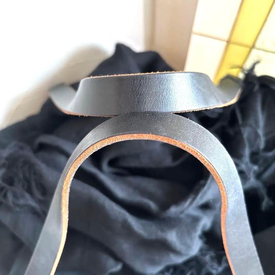 エバゴス 紅藤 レザー ハンドル　かごバック