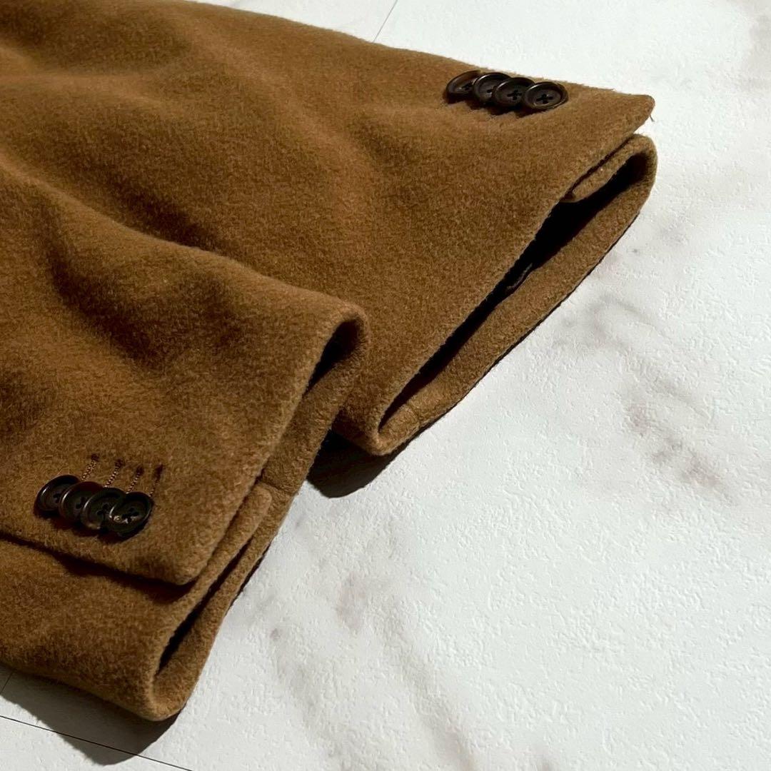 LARDINI ブートニエール チェスターコート キャメル ロング 【177】