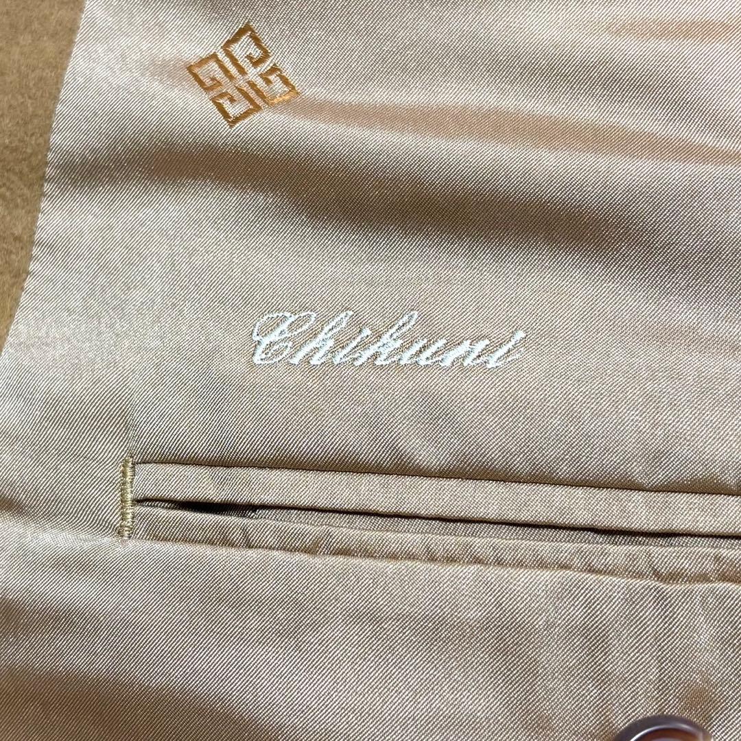 【美品】GIVENCHY カシミヤ100% テーラードジャケット　キャメル