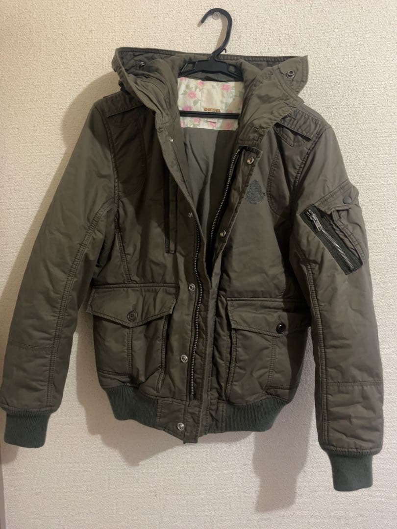 DIESEL Military N2-B ファーダウンジャケット y2k