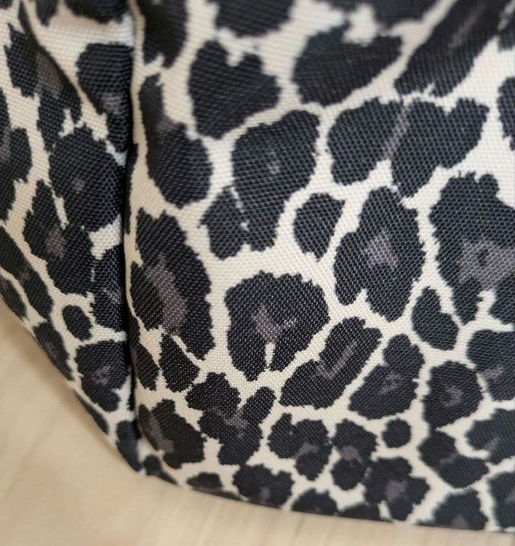 【美品】エルベシャプリエ 707FD パンサーブラン 舟型トートM ケアカード付