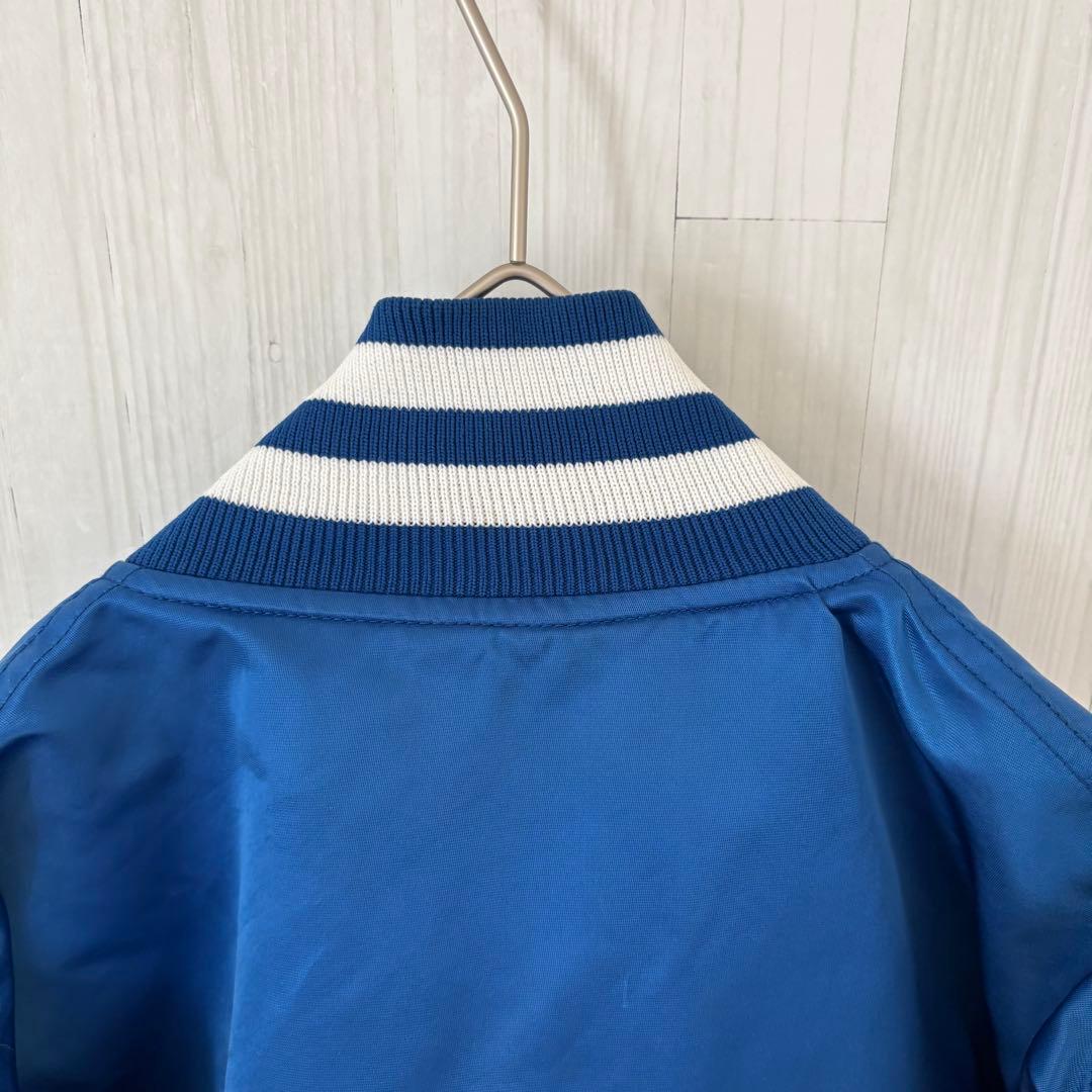 80s STARTER スターター ロイヤルズ スタジャン ブルー 刺繍 ロゴ