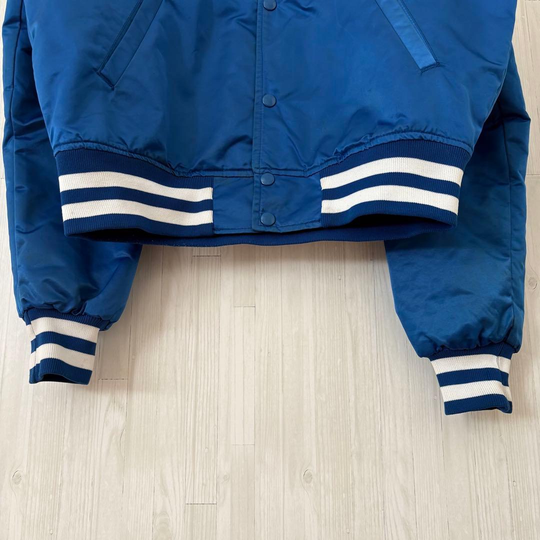 80s STARTER スターター ロイヤルズ スタジャン ブルー 刺繍 ロゴ