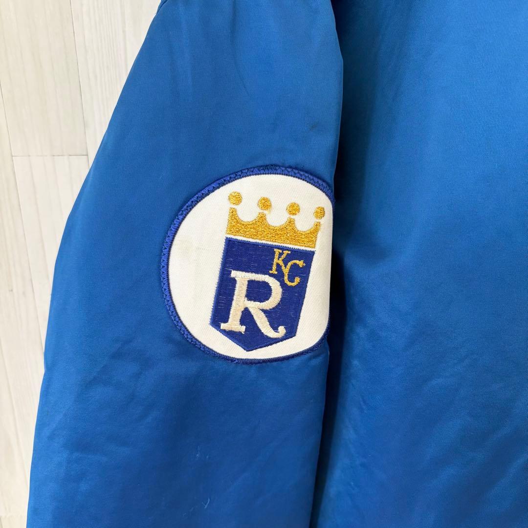80s STARTER スターター ロイヤルズ スタジャン ブルー 刺繍 ロゴ