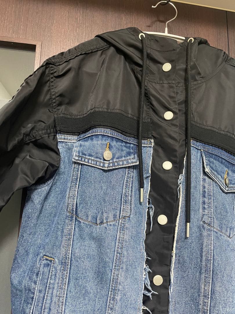 MICALLEMICALLE 異素材mix デニムジャケット /ブルゾン