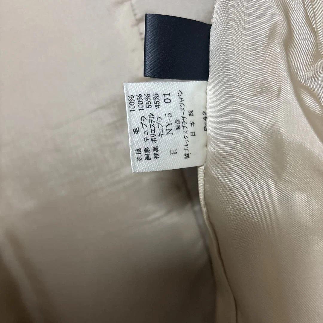 BROOKS BROTHERS ベージュ ウールダブルジャケット 9AR