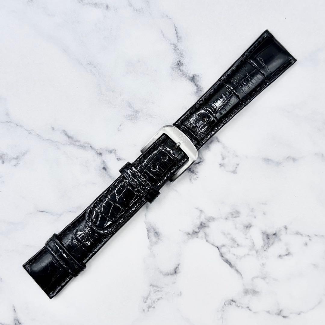 【美品】グランドセイコー 純正ベルト&純正尾錠 19mm クロコダイル本革