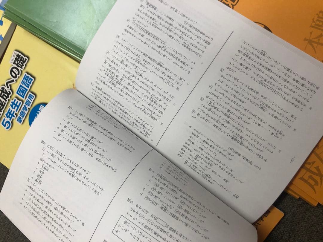 浜学園　小５　国語/算数/理科/春/夏/冬　テキスト　2022年使用版　 中古