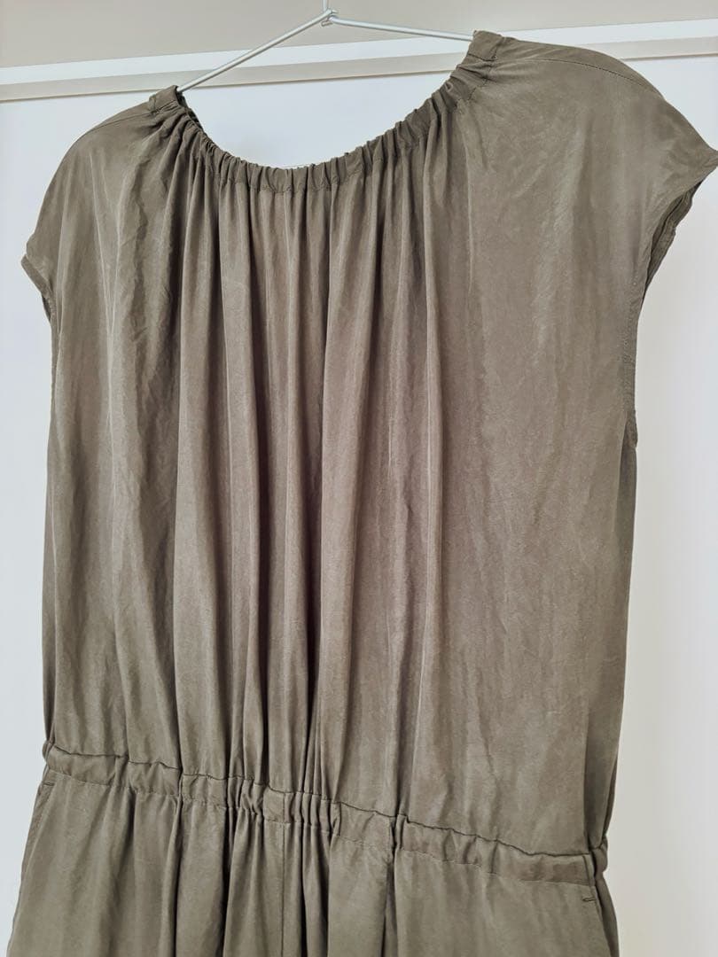 IENA キュプラギャザーネックオールインワン 38