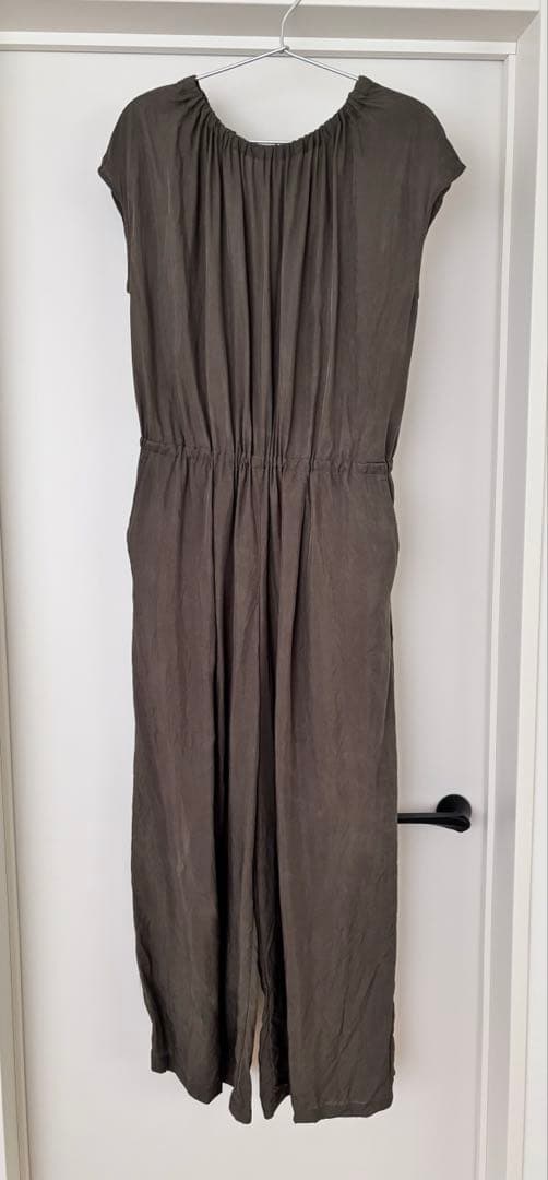 IENA キュプラギャザーネックオールインワン 38