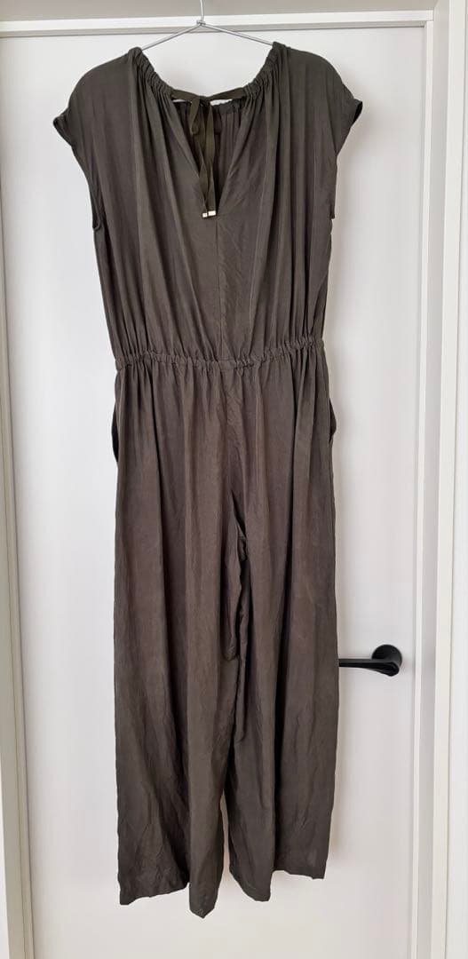 IENA キュプラギャザーネックオールインワン 38