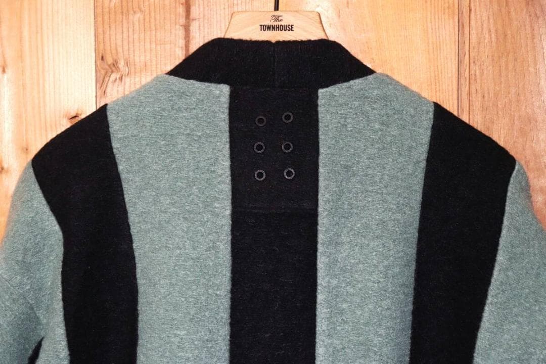 新品 Russeluno ワイドストライプ カーディガン (4/M) Ⓗ