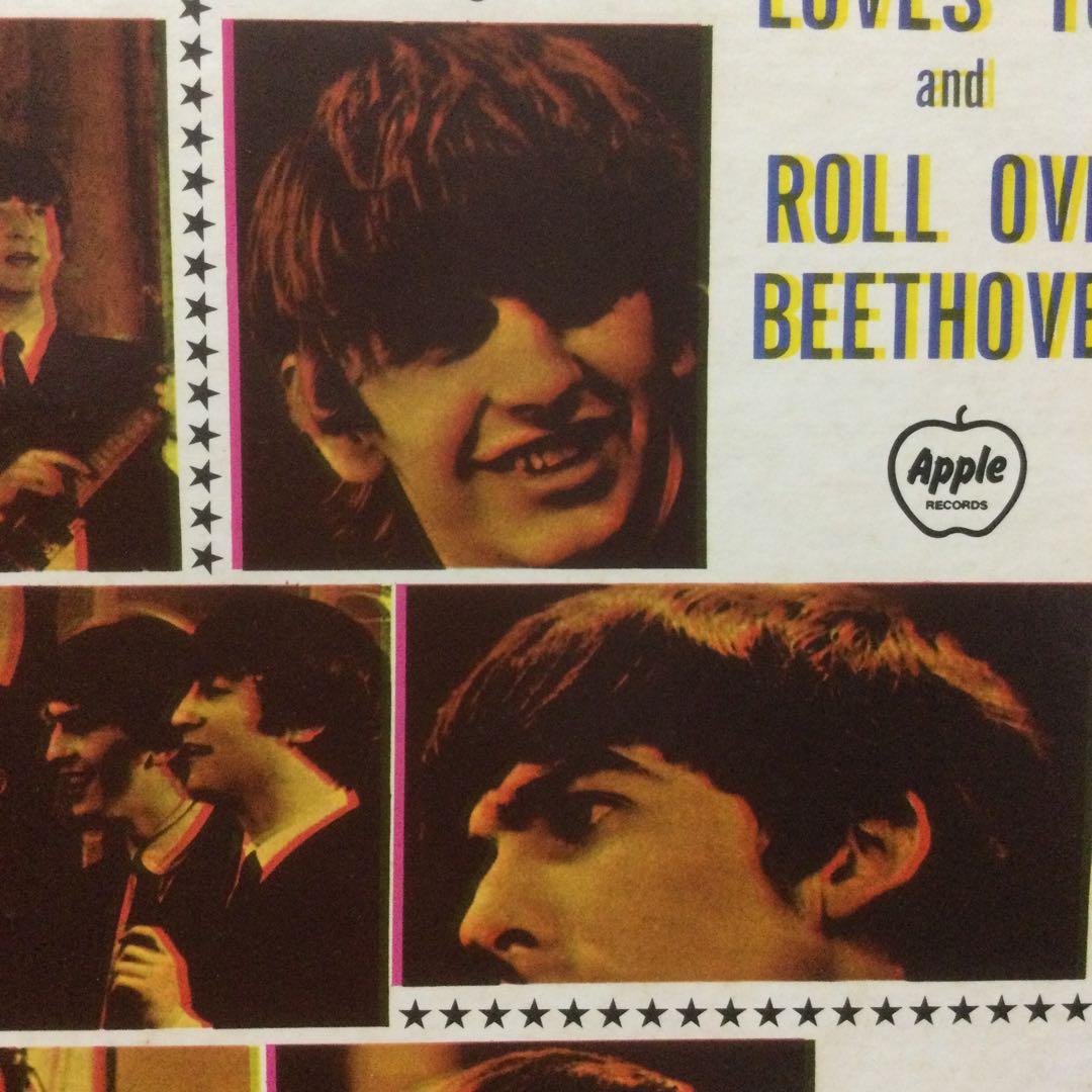 ビートルズ　珍品‼️ セカンド・アルバム　版ずれエラージャケット　帯付き美盤