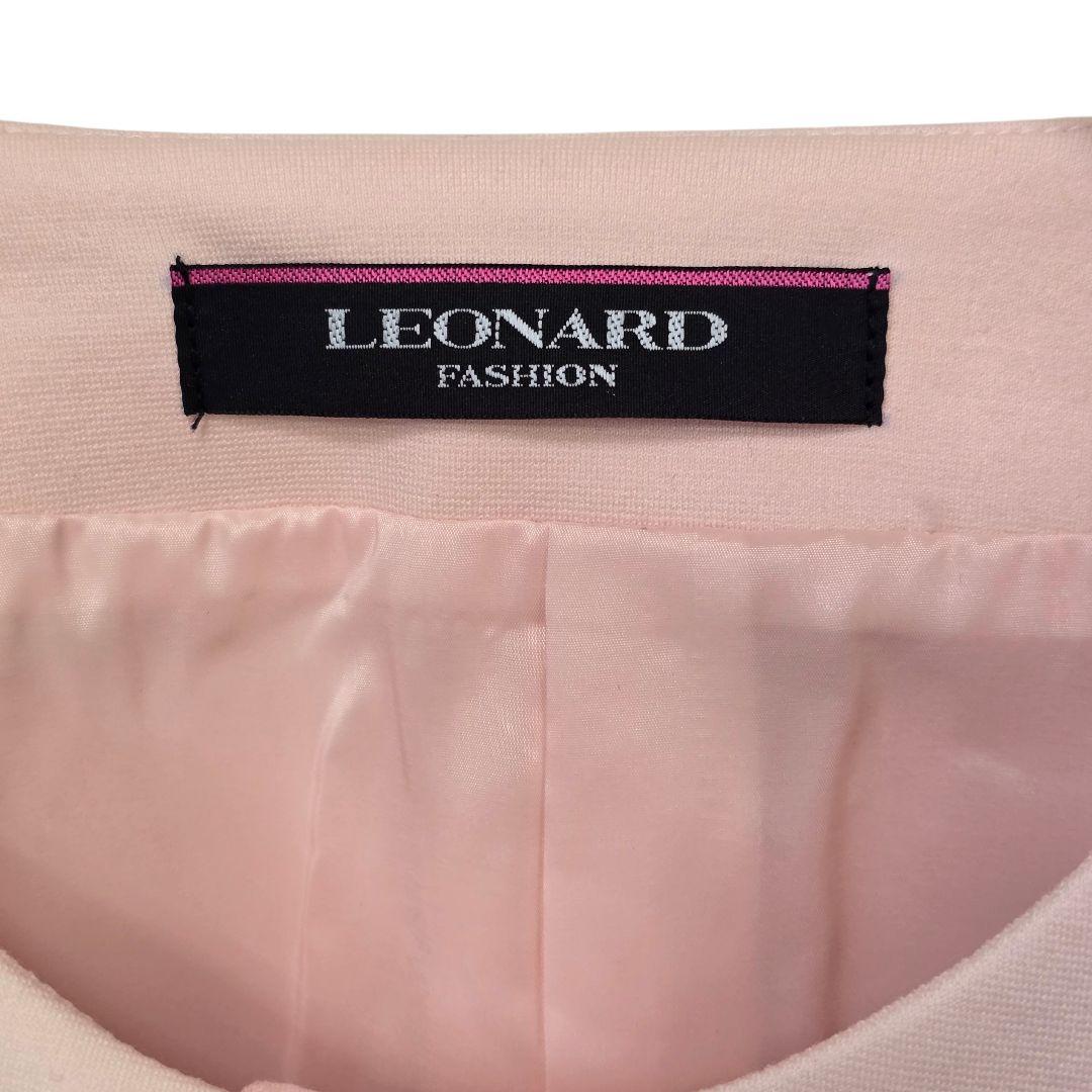 LEONARD レオナール スプリングコート ノーカラーコート 38