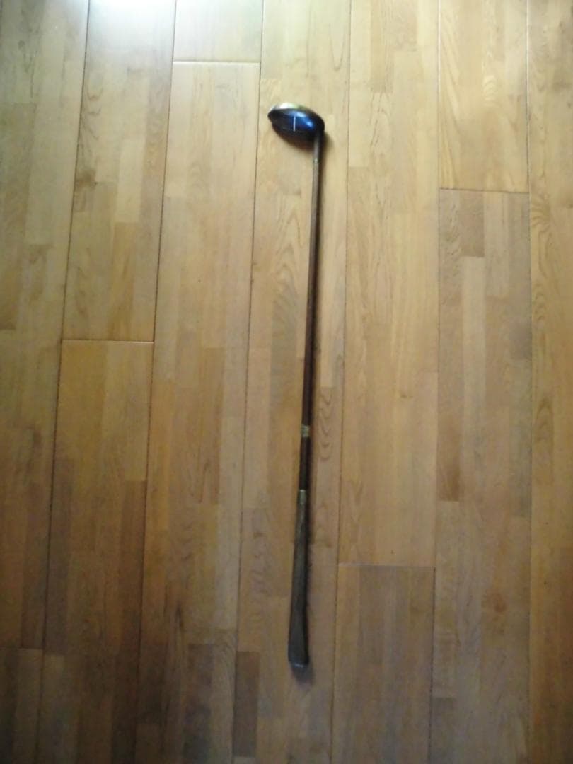 【希少品 オマケ付】CROWNER 木製パター ヒッコリー削り出し