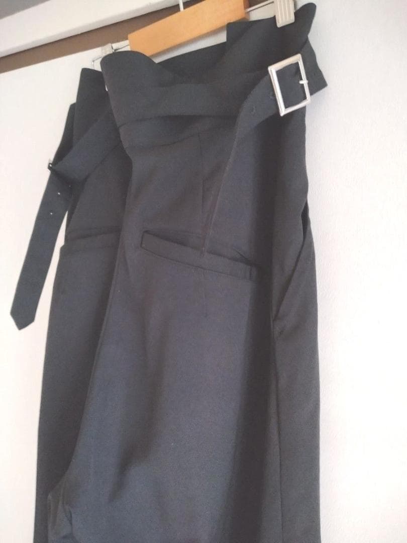 ☆美品☆Yohji Yamamoto LIMI ベルテッドパンツ フェイスロゴ